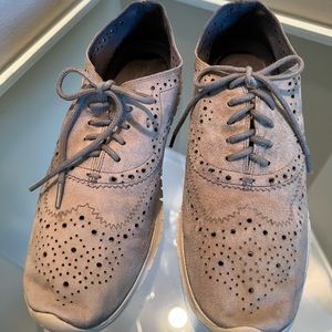 Cole Haan ZERØGRAND Grey Suede Oxford